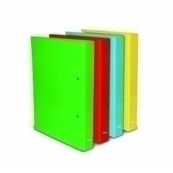 Carpeta De Anillas Pardo Studio Style Carton Extra Forrado Fº 4 An. 40Mm Verde