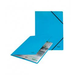 Carpeta de cartón con gomas LEITZ Recycle. 100% reciclable. DIN A4, azul