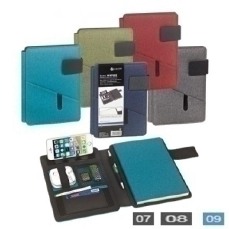 carpeta-de-congresos-carchivo-venture-a5-con-multi-bolsillo-bloc-y-atril-smartphone-surtido-3-col