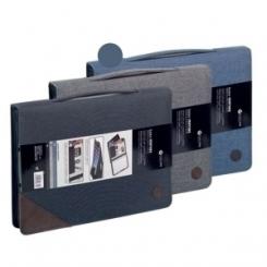 Carpeta De Congresos Carchivo Venture Fº 4 An.Redondas 20Mm Con Cremallera Y Asa Azul