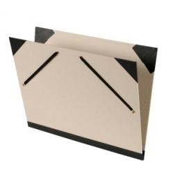 Carpeta De Dibujo Canson Brut Personalizable C/Gomas 37X52 Gris