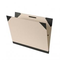 Carpeta De Dibujo Canson Brut Personalizable C/Gomas 52X72 Gris