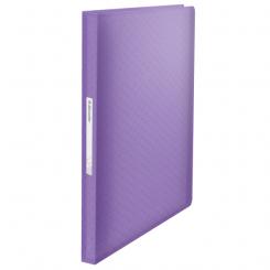 Carpeta de fundas ESSELTE ColourBreeze PP. Tapas flexibles. 80 fundas. DIN A4, lavanda