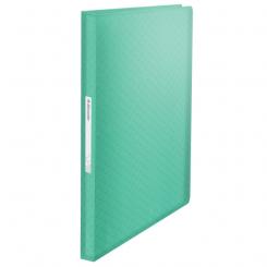 Carpeta de fundas ESSELTE ColourBreeze PP. Tapas flexibles. 80 fundas. DIN A4, verde
