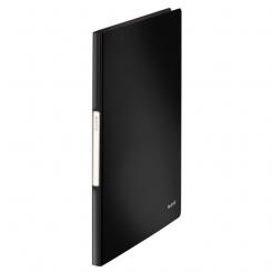 LEITZ Carpeta de fundas Solid. PP. 20 fundas. DIN A4, negro