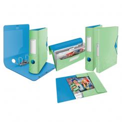 LEITZ Carpeta de fundas Urban Chic. PP. 80 fundas. DIN A4, verde