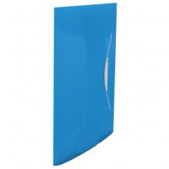 Carpeta de gomas ESSELTE Vivida. PP. Con 3 solapas. DIN A4, azul Vivida