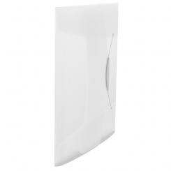 Carpeta de gomas ESSELTE Vivida. PP. Con 3 solapas. DIN A4, blanco Vivida