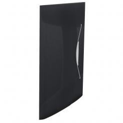 Carpeta de gomas ESSELTE Vivida. PP. Con 3 solapas. DIN A4, negro Vivida