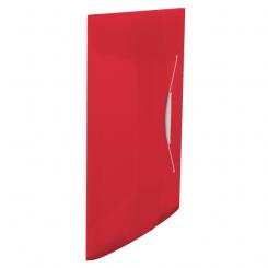 Carpeta de gomas ESSELTE Vivida. PP. Con 3 solapas. DIN A4, rojo Vivida