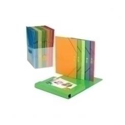 Carpeta De Gomas Y Solapas Carchivo Carton Prespan Luz Fº Fluor Expositor De 30