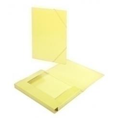 Carpeta De Gomas Y Solapas Carchivo Soft Carton Brillo Fº Amarillo