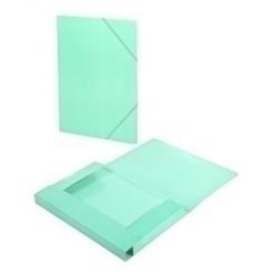 Carpeta De Gomas Y Solapas Carchivo Soft Carton Brillo Fº Menta