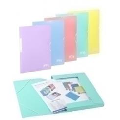 Carpeta De Gomas Y Solapas Carchivo Soft Pp Fº Turquesa