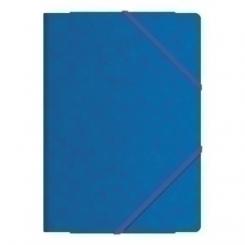 Carpeta De Gomas Y Solapas Dohe Carton Fº Azul