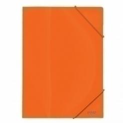 Carpeta De Gomas Y Solapas Dohe Pp Opaco 240 X 320Mm Naranja