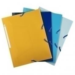Carpeta De Gomas Y Solapas Exacompta Bee Blue Pp A4+ Surtidas (4 Colores)