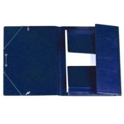 Carpeta De Gomas Y Solapas Iberplas Pvc 4º Azul