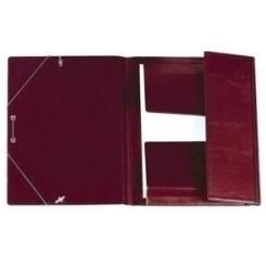 Carpeta De Gomas Y Solapas Iberplas Pvc 4º Burdeos