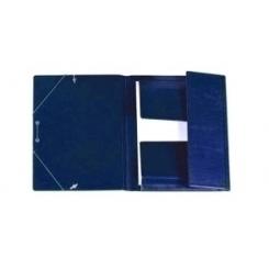 Carpeta De Gomas Y Solapas Iberplas Pvc Fº  Azul