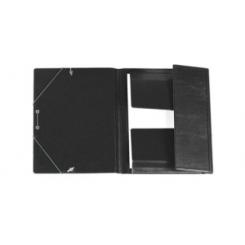 Carpeta De Gomas Y Solapas Iberplas Pvc Fº  Negro