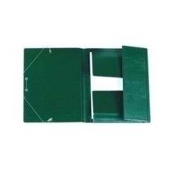 Carpeta De Gomas Y Solapas Iberplas Pvc Fº  Verde