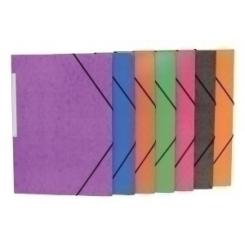 Carpeta De Gomas Y Solapas Mariola Similprespan Carton Forrado Fº Fucsia