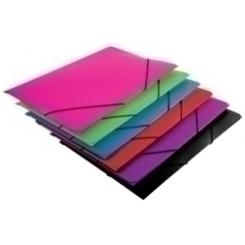 Carpeta De Gomas Y Solapas Polipropileno Fº Color Surtido 6 Colores