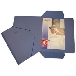 Carpeta De Gomas Y Solapas Saro Carton 4º Azul