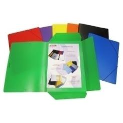 Carpeta De Gomas Y Solapas Saro Pp Fº Fº (7 Colores Surtidos)