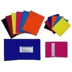 Carpeta De Gomas Y Solapas Saro Pvc Fº (9 Colores Surtidos)