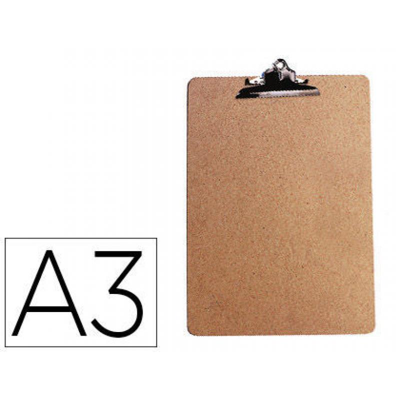 Carpeta de pinza Portanotas Q-CONNECT Material Extraduro DIN A3