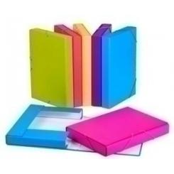 Carpeta De Proyectos Carchivo Carton Forrado Fashion Fº Gomas 4 Cm Violeta
