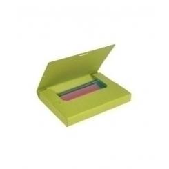 Carpeta De Proyectos Carchivo Immagine Carton Reciclado A4 Gomas  4 Cm Verde
