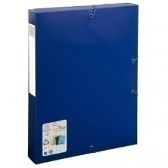 Carpeta De Proyectos Exacompta Bee Blue Pp A4 Gomas  4 Cm Azul Marino