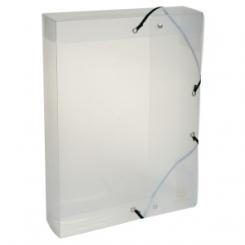 Carpeta De Proyectos Exacompta Exabox Pp Cristal A4 Gomas  6 Cm