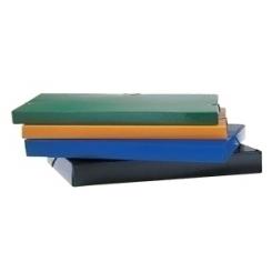 Carpeta De Proyectos Saro Carton Esmaltado Brillo Fº Gomas  3 Cm Negro