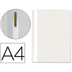 Carpeta dossier fastener plastico Q-CONNECT DIN A4 blanco