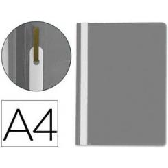 Carpeta dossier fastener plastico Q-CONNECT DIN A4 gris