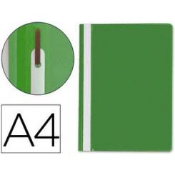 Carpeta dossier fastener plastico Q-CONNECT DIN A4 verde