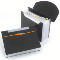 Carpeta fuelle REXEL Optima 13 compartimentos, negro