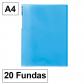 carpeta-fundas-plus-a4-20f-translucido-azul