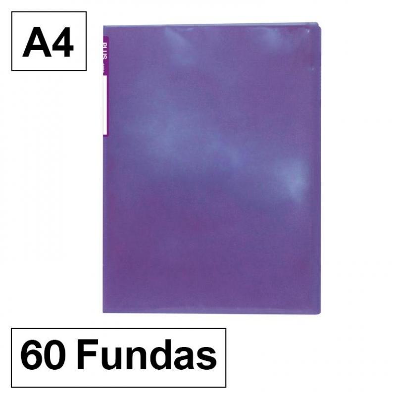 carpeta-fundas-plus-a4-60f-translucido-violeta