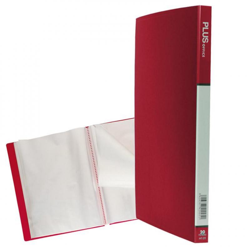 carpeta-fundas-plus-a4-rigido-20f-rojo
