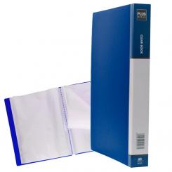 Carpeta Fundas Plus A4 Rigido 60F Azul