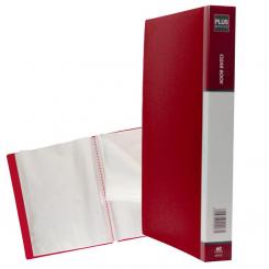 Carpeta Fundas Plus A4 Rigido 60F Rojo