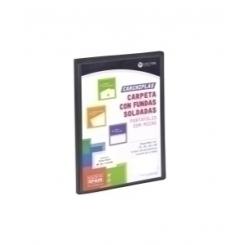 Carpeta Fundas (Tarifario) Carchivo Pp Carchiplas-Book Flexible Canguro A4  20 F. Negro
