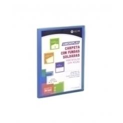 Carpeta Fundas (Tarifario) Carchivo Pp Carchiplas-Book Flexible Canguro A4  30 F. Azul