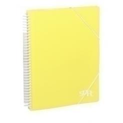 Carpeta Fundas (Tarifario) Carchivo Soft Pp Archivex A4  40 F. Amarillo