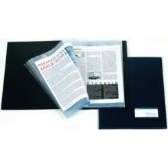 Carpeta Fundas (Tarifario) Iberplas Pvc Rigido Fº 40 F. Negro